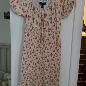 Beige Flower dress